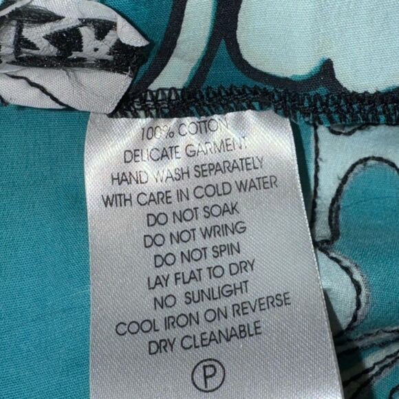 Hunza cotton beaded surfboard sundress in blue-black EUC SZ M - Picture 14 of 16